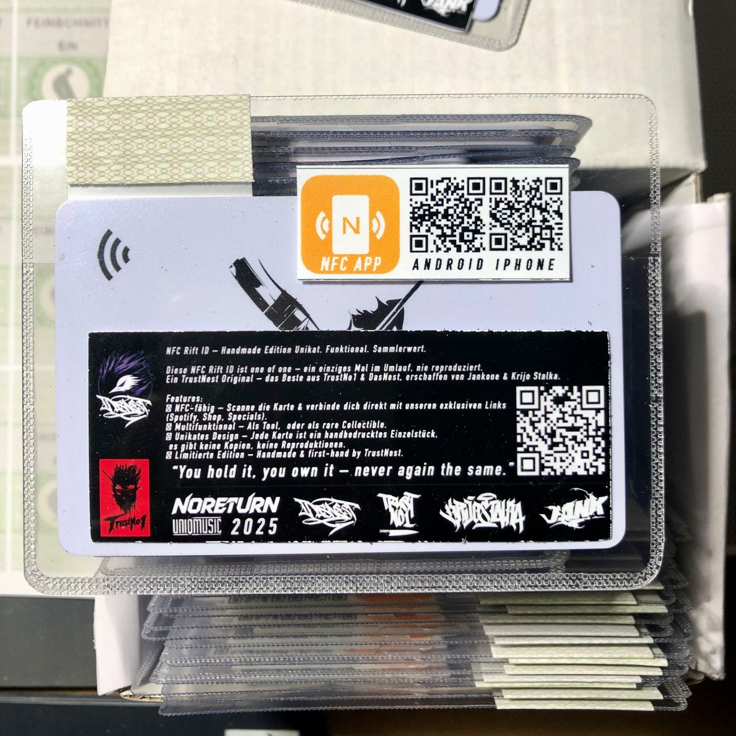 TrustNest - NFC Support-Karte „Verfluchtes Auge“