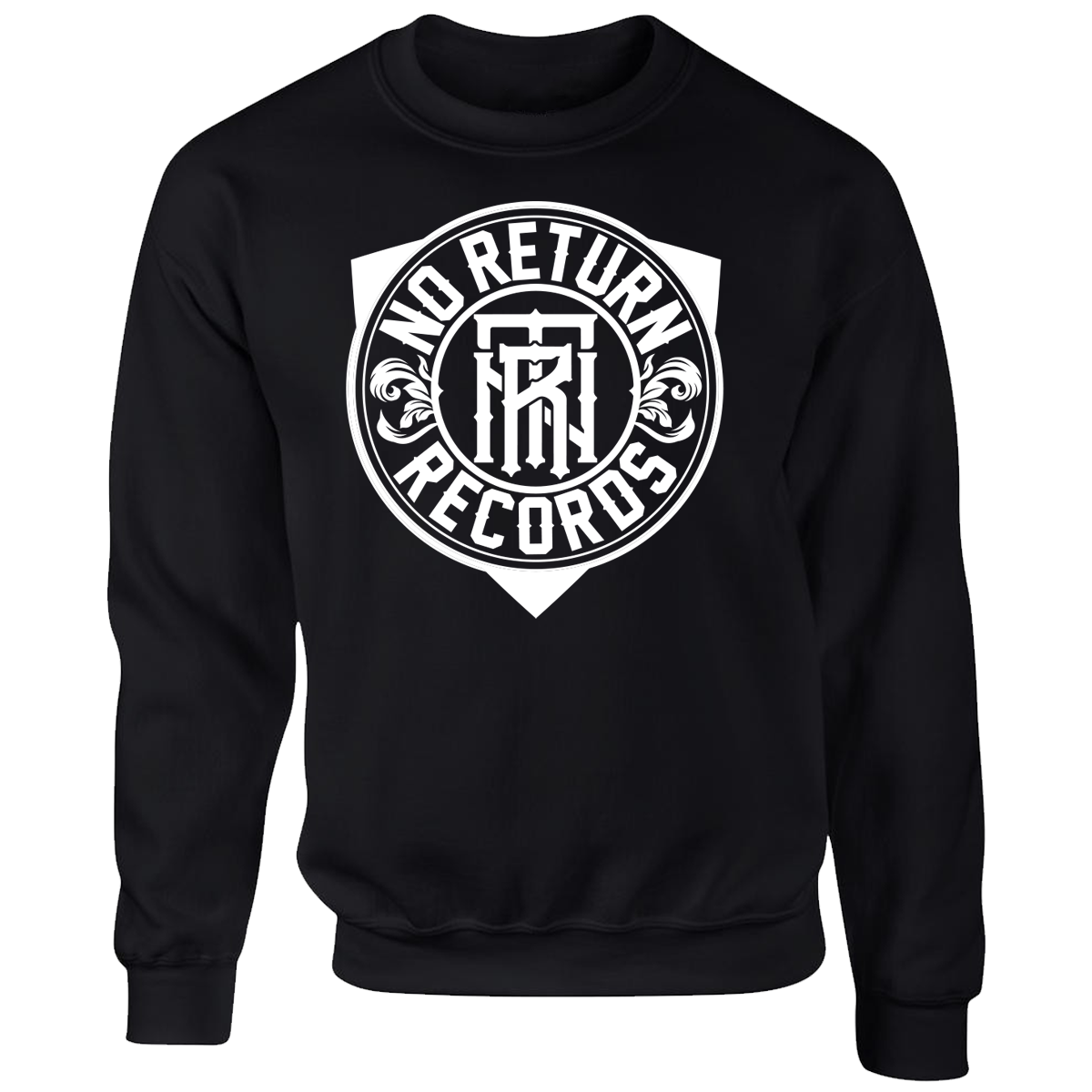 No Return - 'Wappen' Sweater (schwarz)