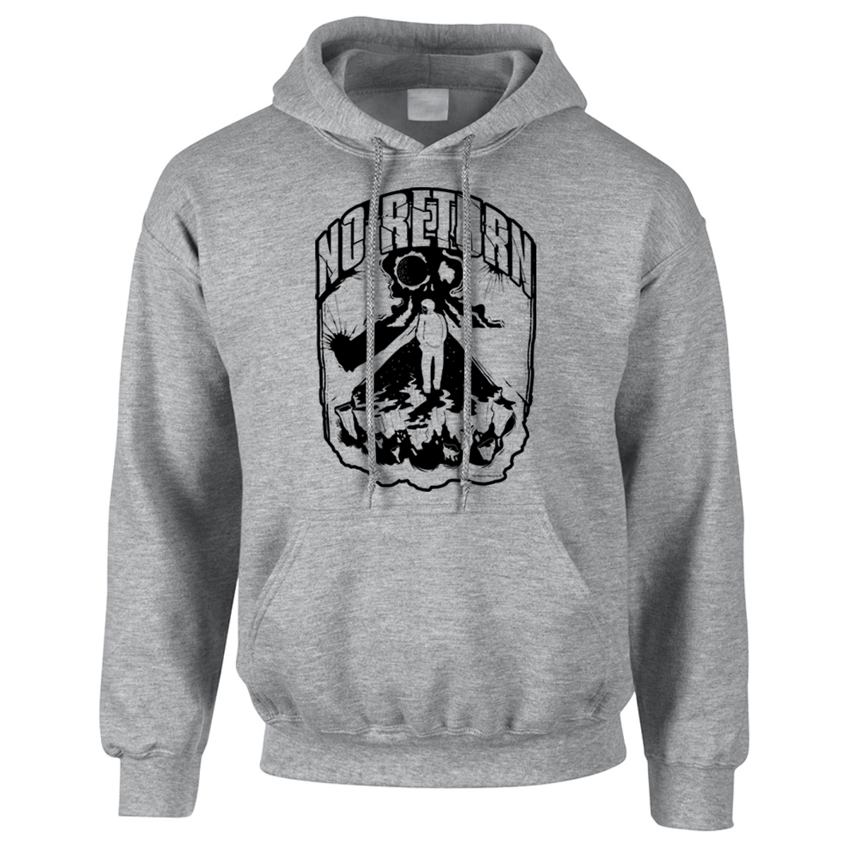 NO RETURN - HOODY (grau)