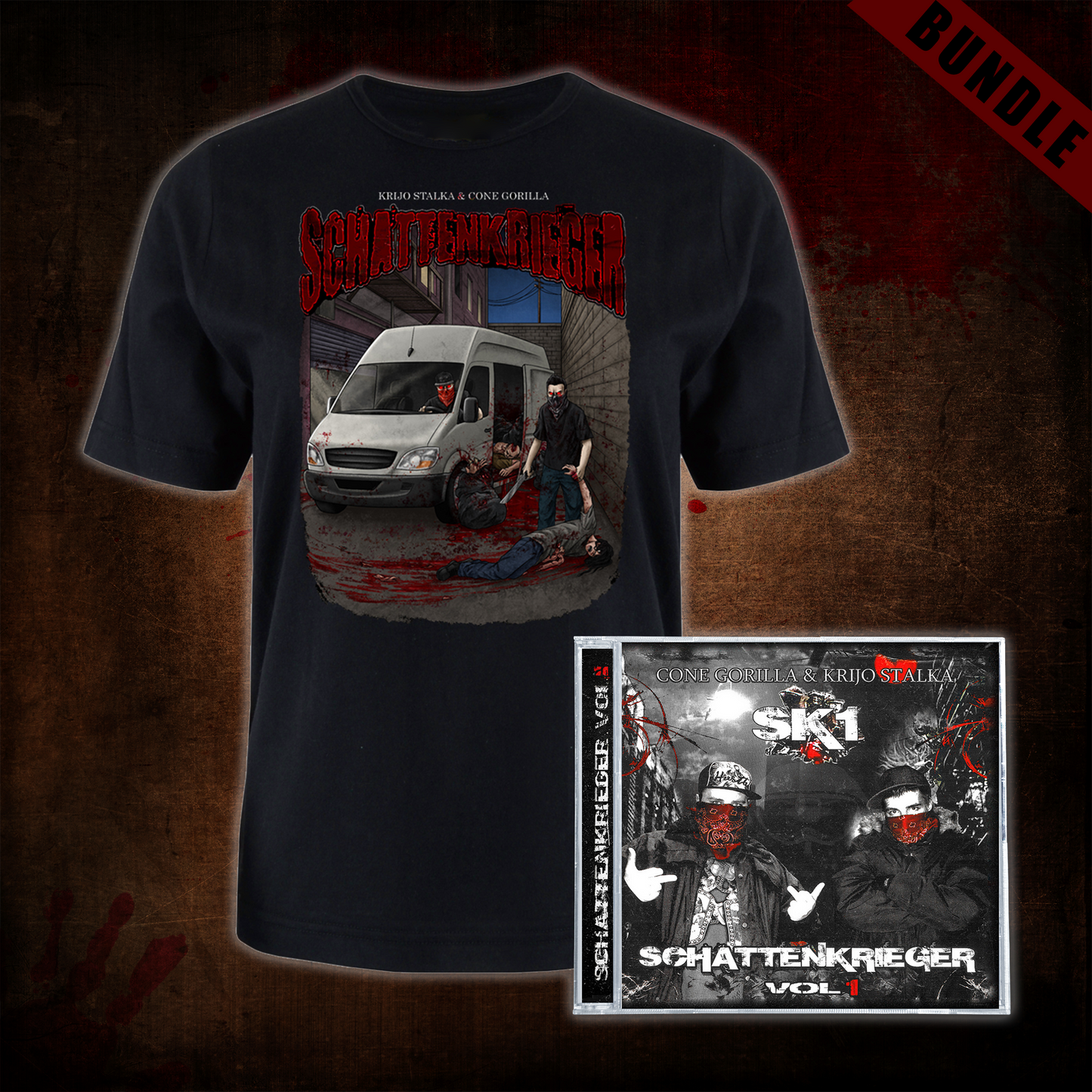 Krijo Stalka & Cone Gorilla - Schattenkrieger Vol. 1 | BUNDLE