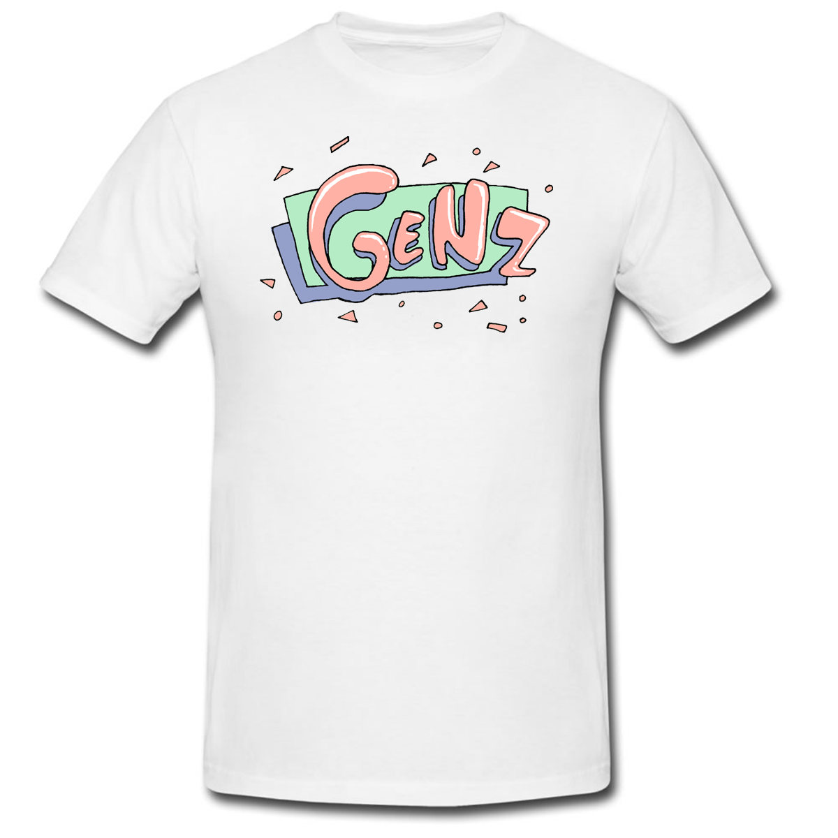 GENZ - SHIRT (weiß)