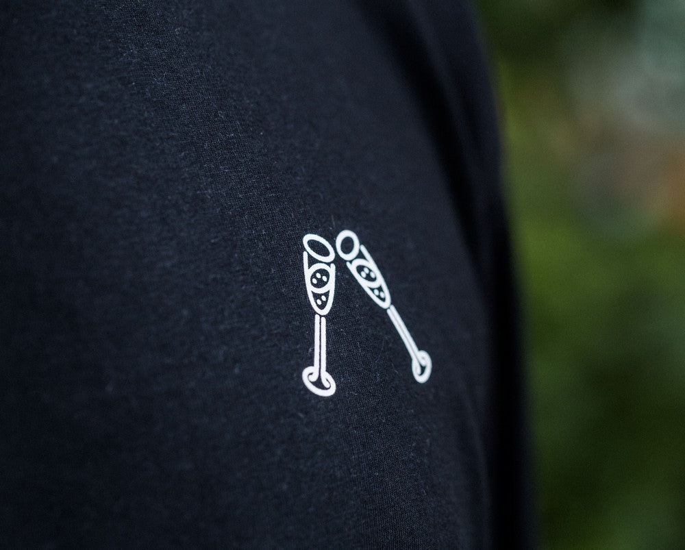 SEKTLIFE - LONGSLEEVE UNISEX (schwarz)