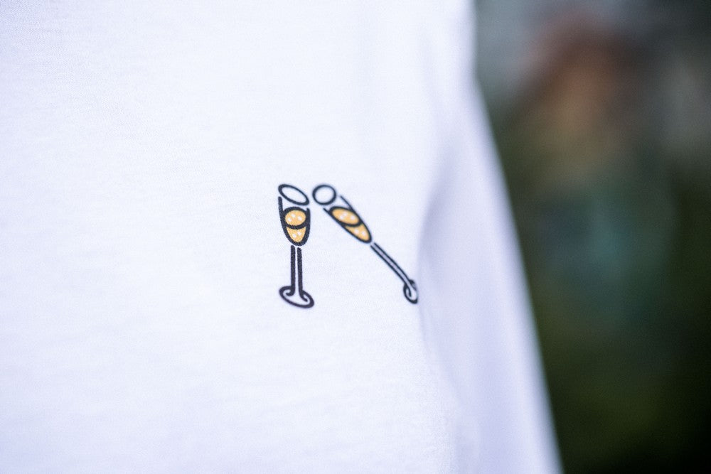 SEKTLIFE - LONGSLEEVE UNISEX (weiß)