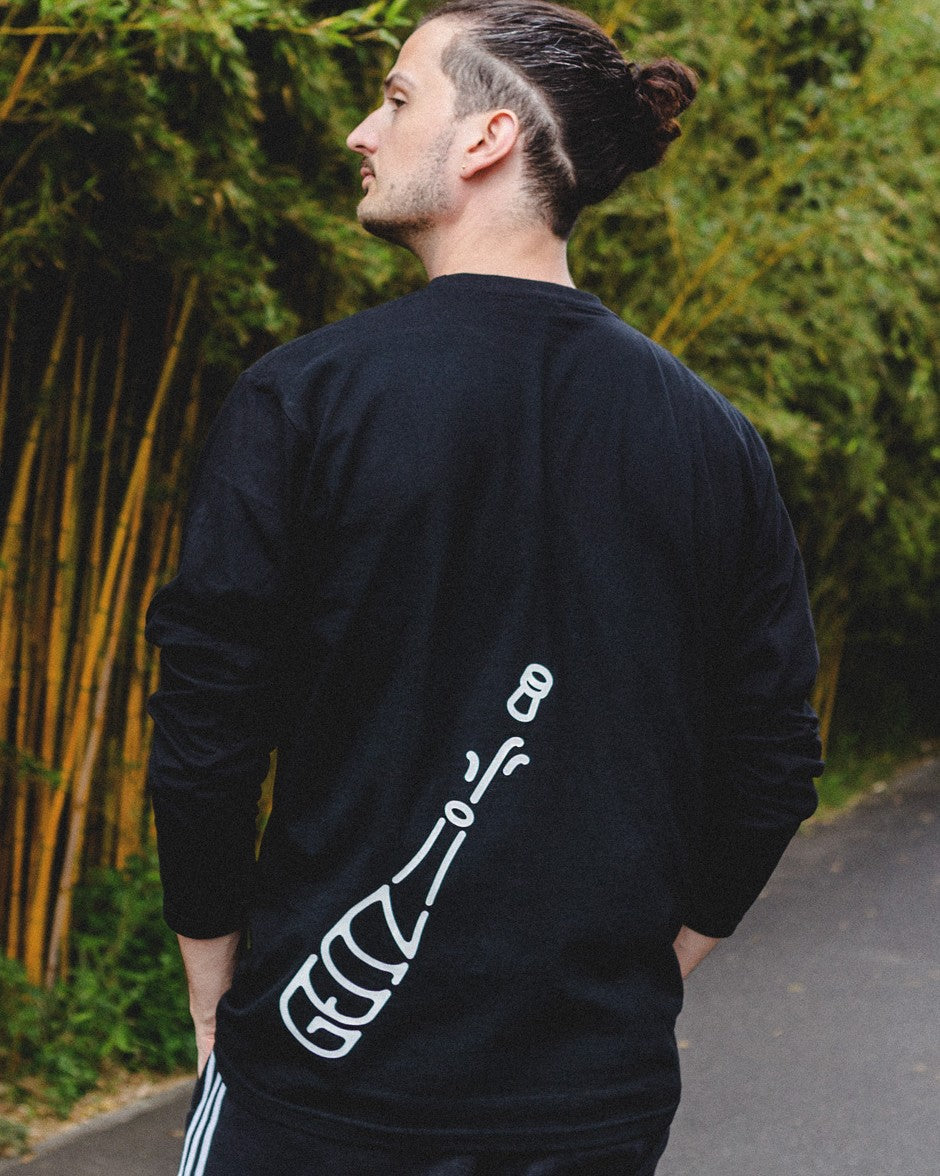 SEKTLIFE - LONGSLEEVE UNISEX (schwarz)