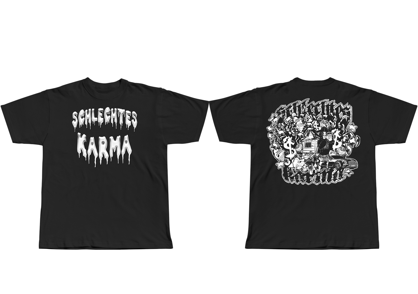 'Schlechtes Karma' - SHIRT 3 [schwarz]