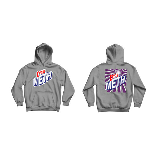 CRYSTAL METH - HOODY [grau]