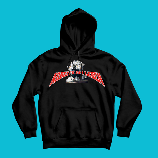'Arbeite am Leben' - HOODY [schwarz]