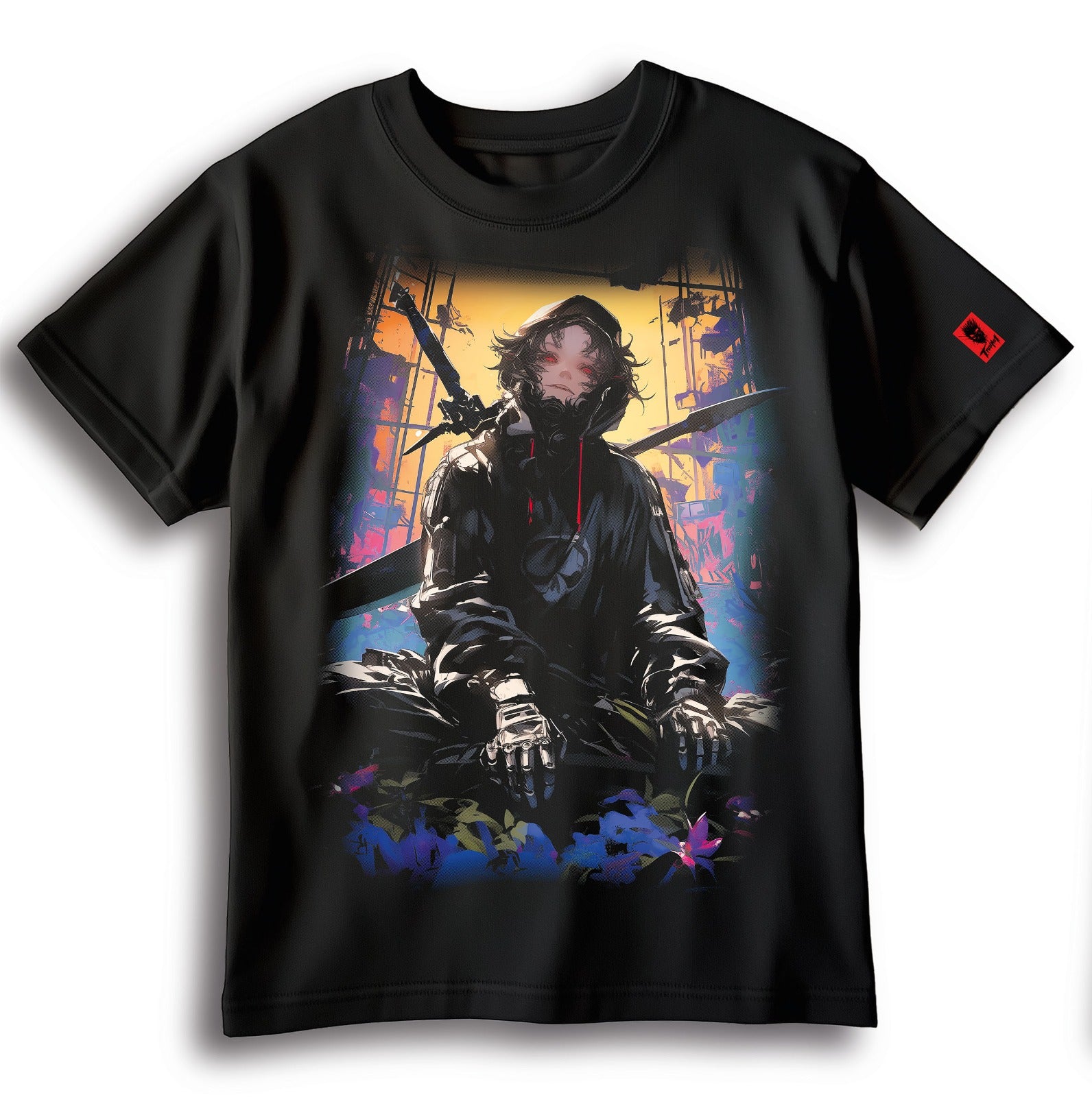Cursed_Ronin_Blade_Shirt.jpg,Cursed Ronin Blade Shirt – Samurai-Ästhetik trifft TrustNest Symbolik