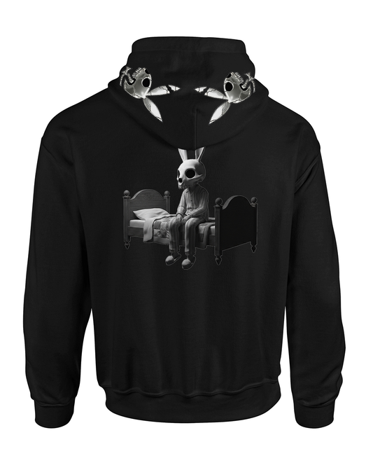 'Chrome Bunny' - ZIP HOODIE 1 [schwarz]