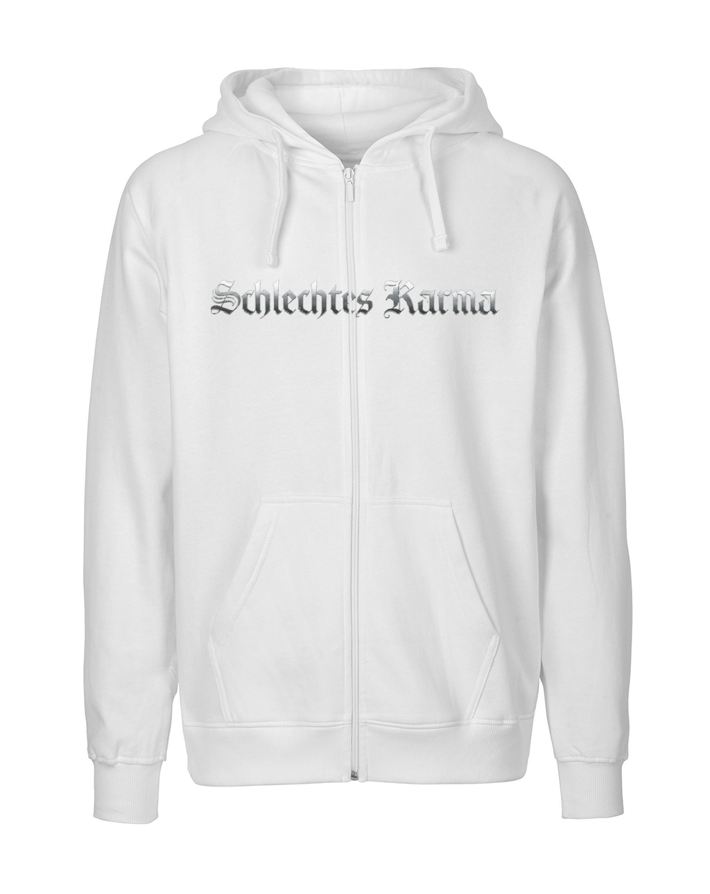 'Chrome Bunny' - ZIP HOODIE 2 [weiß]